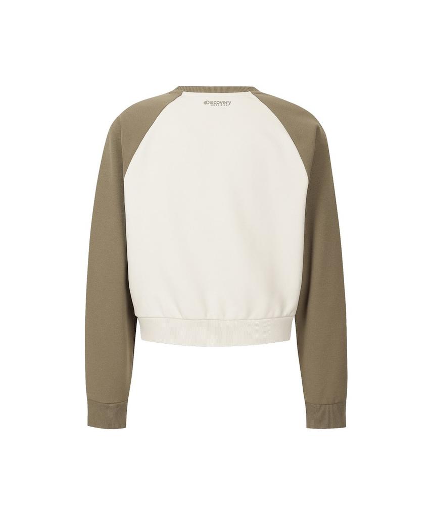 DISCOVERY EXPEDITION Women'S Small Logo Sweatshirt (D/Ivory)