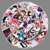 50 Bold Party Graffiti Stickers Personalized Cartoon Japanese Comics Decoration Mobile Phone Case Computer Notebook Stickers