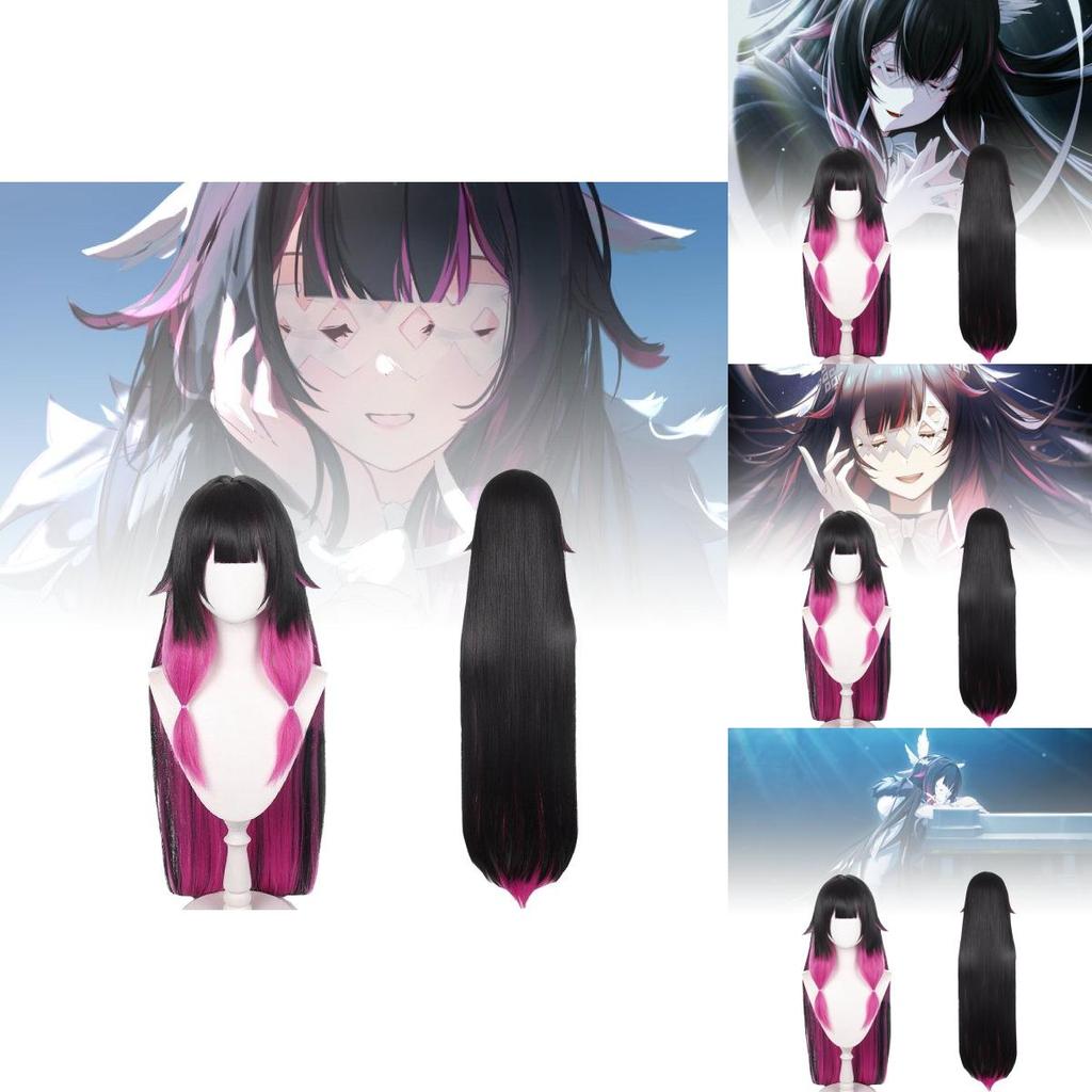Beautiful Genshin Impact Cosplay Wig For Women Featuring Columbia Gradation Long Hair