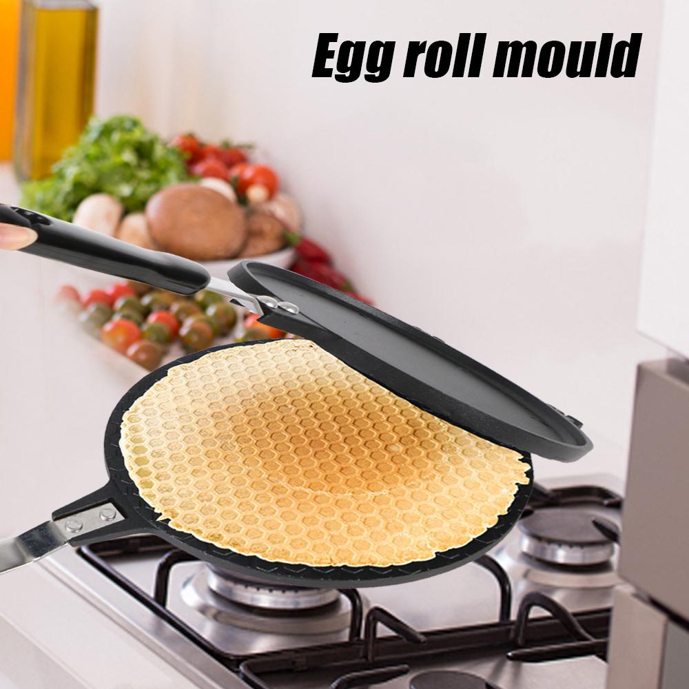 Egg Roll Baking Pan Ice Cream Cone Maker Bakeware Non-Stick Omelet Mold Waffles for The Baking Pan Cake