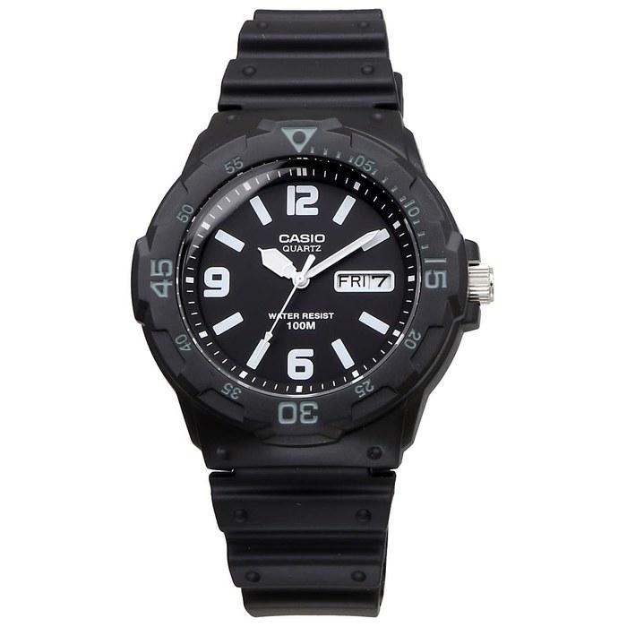 Casio Стандартные кварцевые часы MRW-200H-1B2V Мужские Черные
