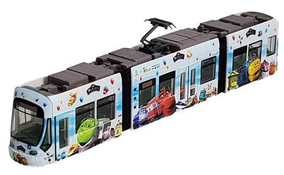 Коллекция железных дорог Tetsuro Hiroshima Electric Railway Серия 1000 №. 1018 Чаггингтон Поезд-обертка Диорама Принадлежности 312758