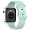 Совместимый ремешок для Apple Watch: Лазерная гравировка бабочки, 8-образная застежка, спортивный силиконовый дизайн для iWatch S8