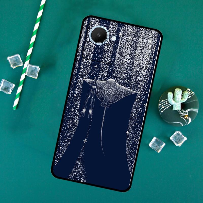 Чехол 'Звездный Китовый Акула' Для Realme 11 9 10 12 Pro Plus C55 C53 C51 C33 C31 C30 C25s C21Y C15 GT3 GT5 GT Neo5