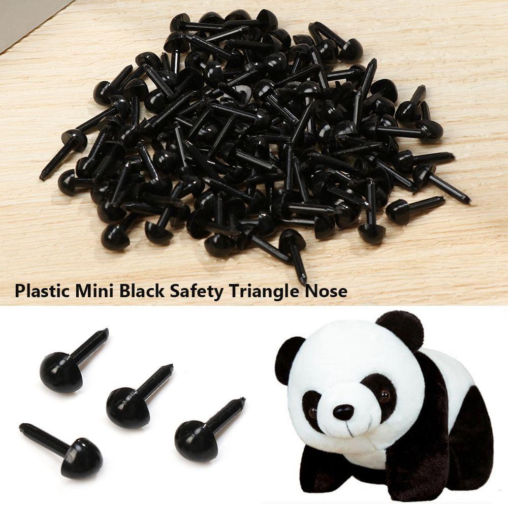 DIY Doll Animals Black Mini 4.5X5.5MM Plush Doll Eyes Stuffed Doll Eyes Safety Triangle Noses