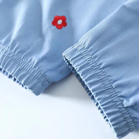 Летние москитные штаны для девочек с поясом. Детские летние шаровары тонкие и свободные.