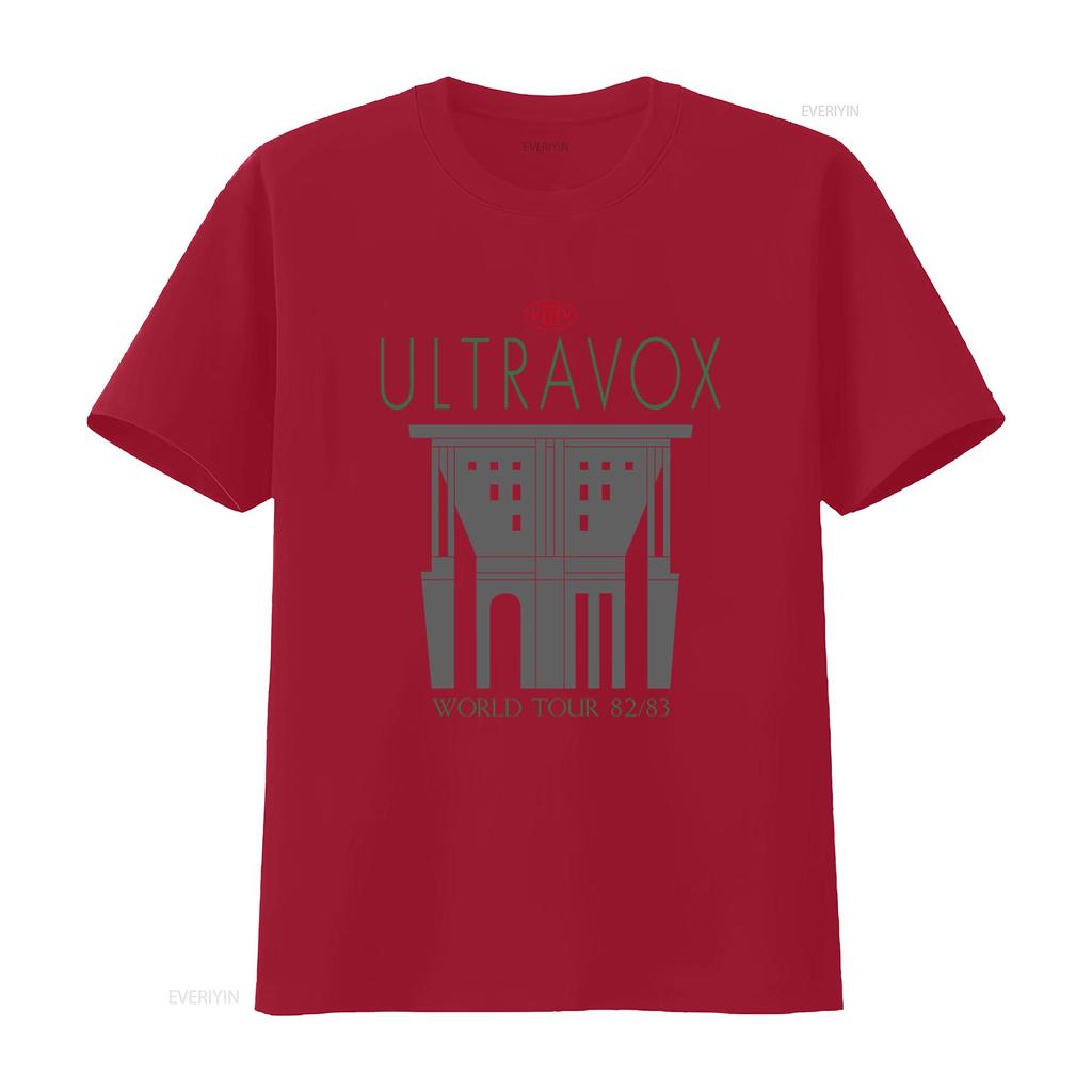 Vintage 1982 1983 Ultravox World Tour Concert T Shirt Heather Gray M L 80s New Wave Synthpop Band Merch vintage Washed homme