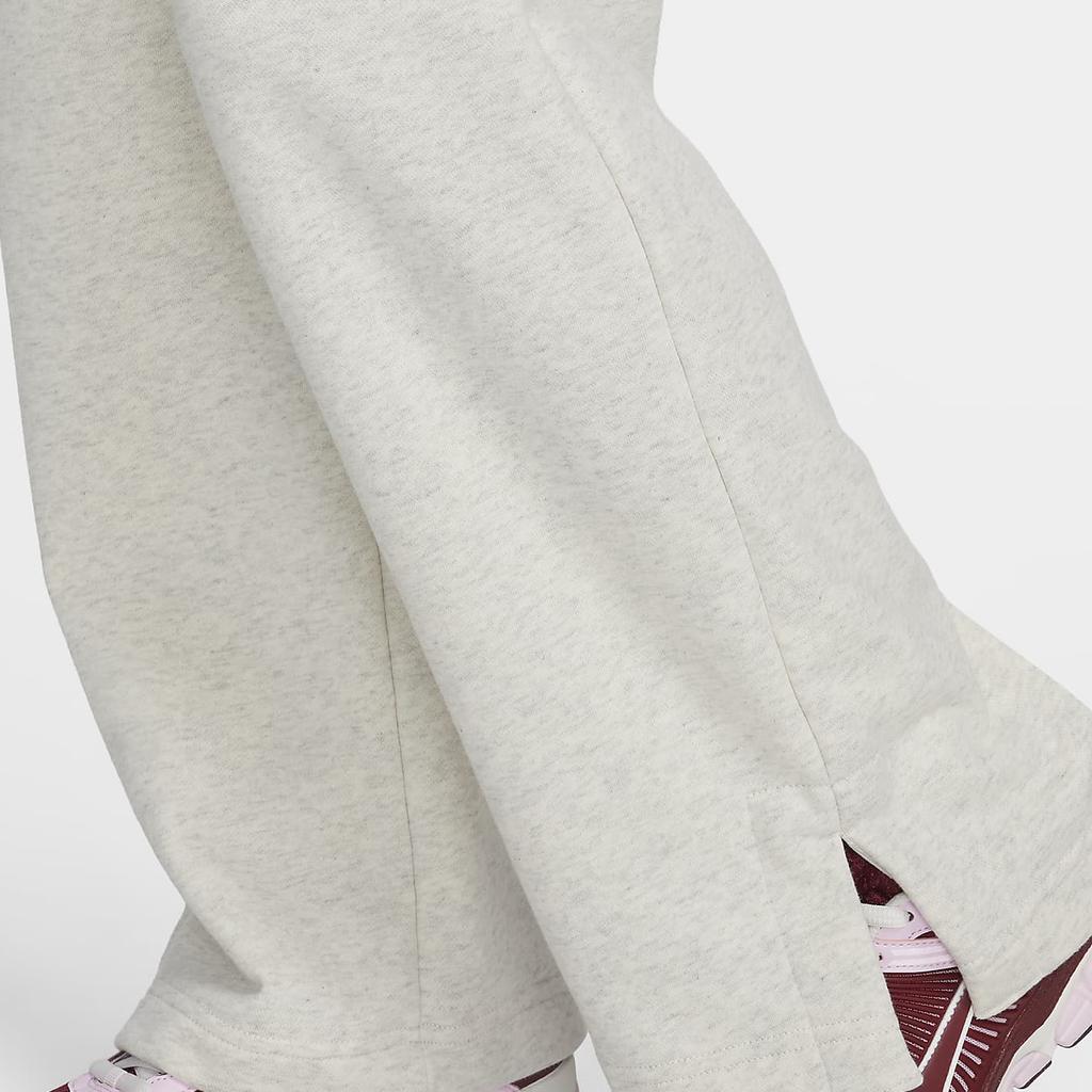 Nike Однотонные трикотажные спортивные брюки с высокой посадкой и широкими штанинами Женские брюки Овсянка FZ4733-141