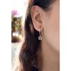 Professionaldesign 925 Sterling Silver Earrings Star Jewelry For Women Rose Gold Plated With Zircon Drop Earrings