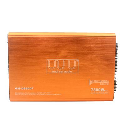 4-канальный автомобильный аудиоусилитель, 7800 Вт, стереоусилитель мощности HiFi класса D, 4-полосный усилитель высокой мощности.