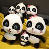 Мягкая плюшевая игрушка Baby Bus Panda Kiki Miu Miu, 22/30/50 см, мягкий и удобный плюшевый автобус, милый подарок на день рождения для детей.