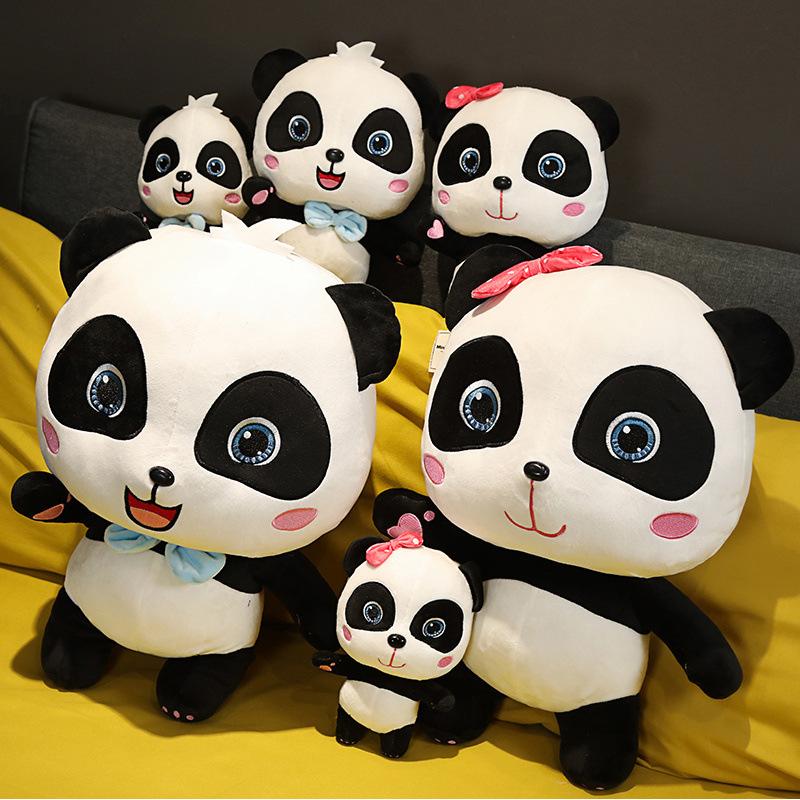 Мягкая плюшевая игрушка Baby Bus Panda Kiki Miu Miu, 22/30/50 см, мягкий и удобный плюшевый автобус, милый подарок на день рождения для детей.