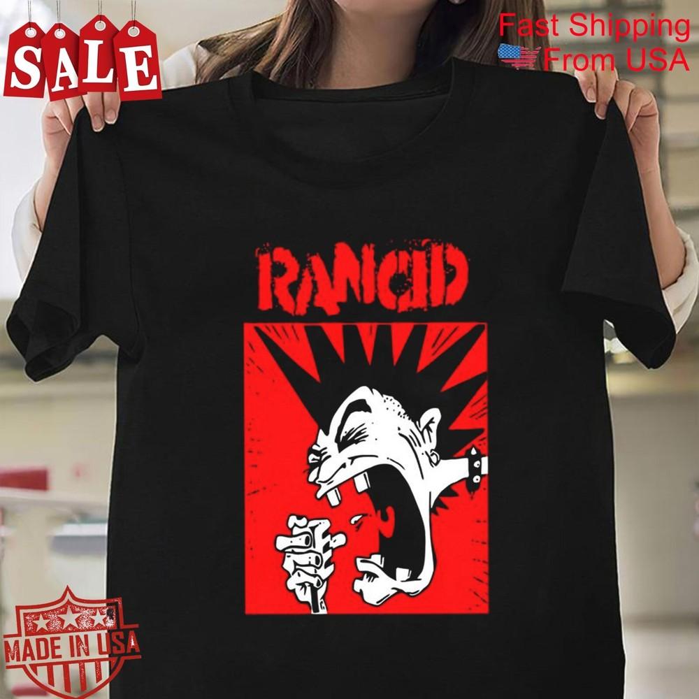 Rancid art Подарок для фанатов Унисекс Все размеры Футболка 1RT1763 Унисекс Футболка