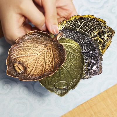 Подставки под чайный сервиз Tree Leaf, подстаканники, держатели для чашек, водонепроницаемые, нескользящие, коврики, винтажные, классические, сплавные, аксессуары для дома, кухня