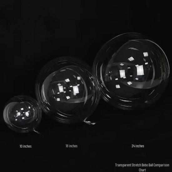 TF Прозрачные Светящиеся Воздушные Шары для Вечеринки с Растяжением: Размеры 10, 18, 24, 36 дюймов