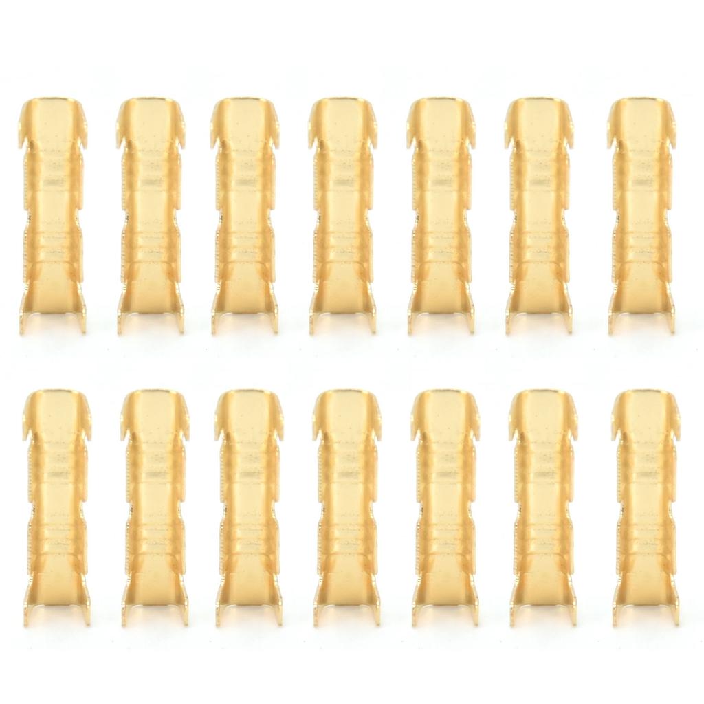 100 шт. U-образная клемма для проводки, латунный золотой стыковочный разъем, клеммы для быстрой проводки