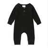 Newborn Infant Toddler Baby Boy Girls Long Sleeve Romper Knitting Jumpsuit Clothes Outfits Warm Plain Winter