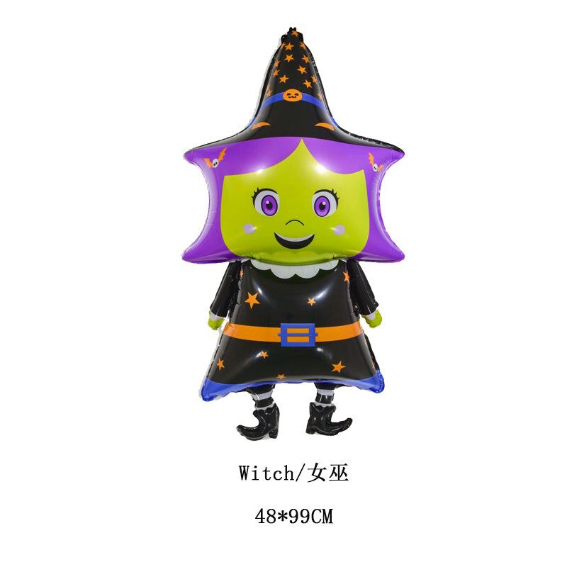 Хэллоуин Тыква Привидение Воздушные шары Украшение на Хэллоуин Фольгированный шар Паук Летучая мышь Воздушные шары Принадлежности для вечеринки на Хэллоуин Надувная детская игрушка