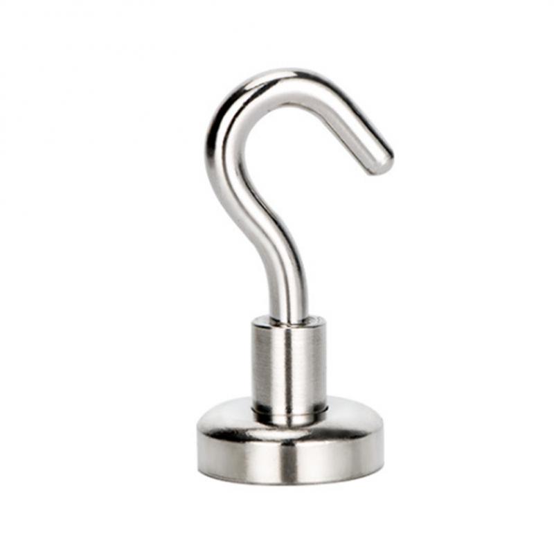 Магнитные крючки Мощная сверхпрочная вешалка из неодимового магнита Сильные магнитные вешалки для чашек Крючки для ключей Настенный крючок для пальто Магнит