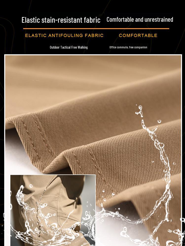 Тактические мужские водонепроницаемые брюки облегающего кроя Angken: Износостойкий, Пятноустойчивый, Повседневный уличный стиль на весну/осень