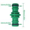 ABS Quick Connector for Garden Hose, 1/2” Double Male Hose Coupling Adapter, Extender Set for Pipe&tube