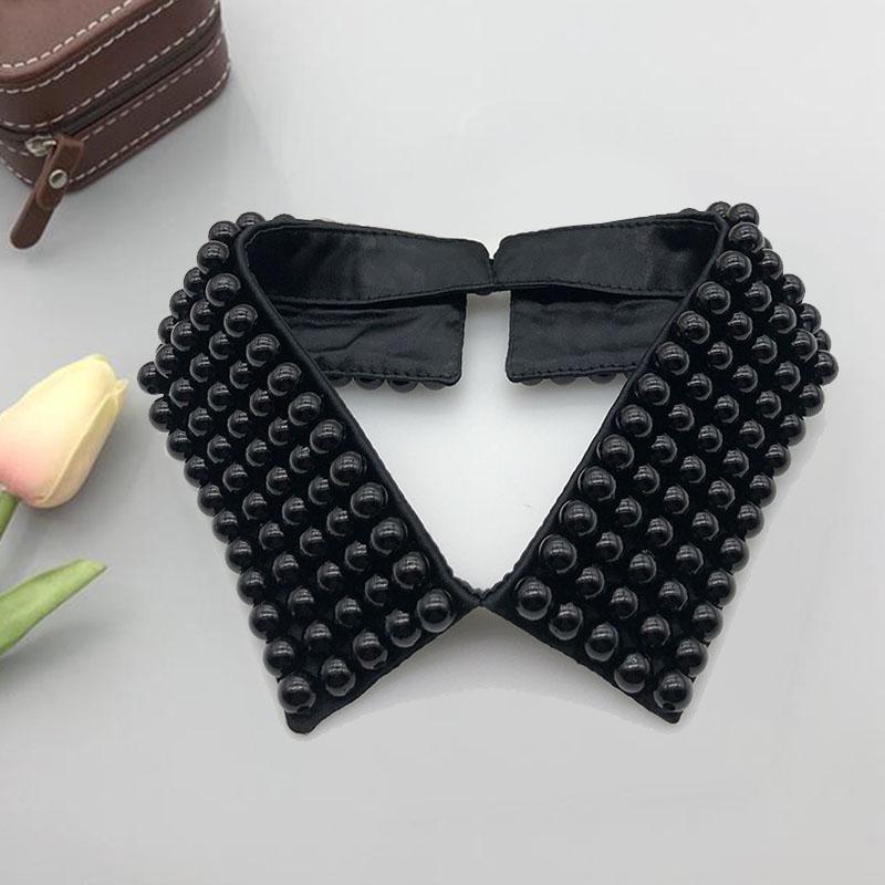 Pearl Fake Collar Lacklace Stand Beads Detachable Collar Fake Women for Party Bride Dress Decorate False Collar Nep Kraagie