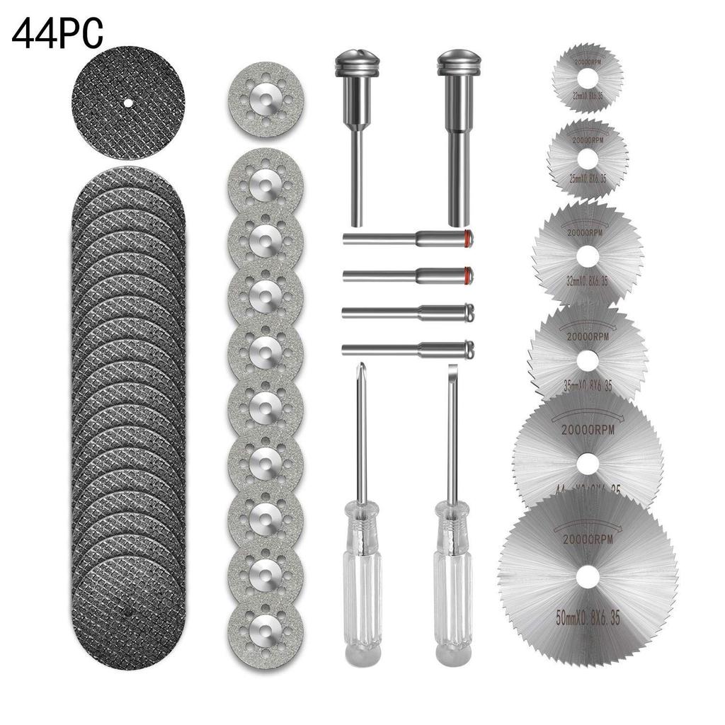 High-Speed Steel Saw Blades Set for Woodworking - Small, Thin Cutting Blades for Electric Grinders and Drills