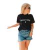 T-shirt New York enfant fille noir - - Noir