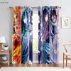 Аниме мультфильм японские комиксы принтованные шторы подходят для спальни гостиной общежития кабинета декоративные шторы 2 шт.