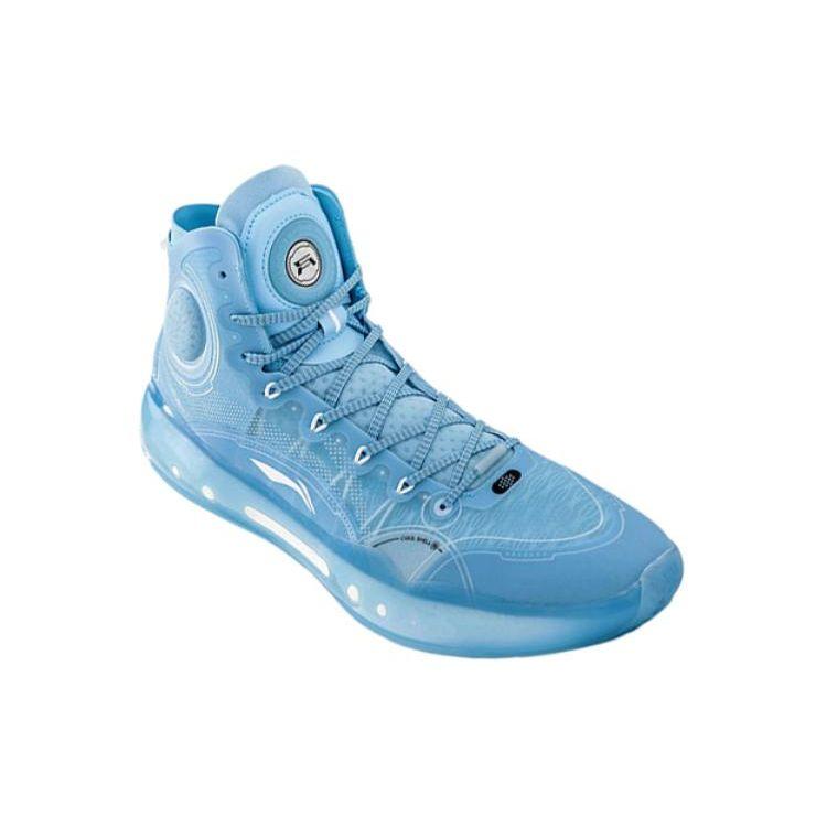 Баскетбольные кроссовки Li Ning Yu Shuai 14 мужские кроссовки Moon-White Blue ABAQ033-24