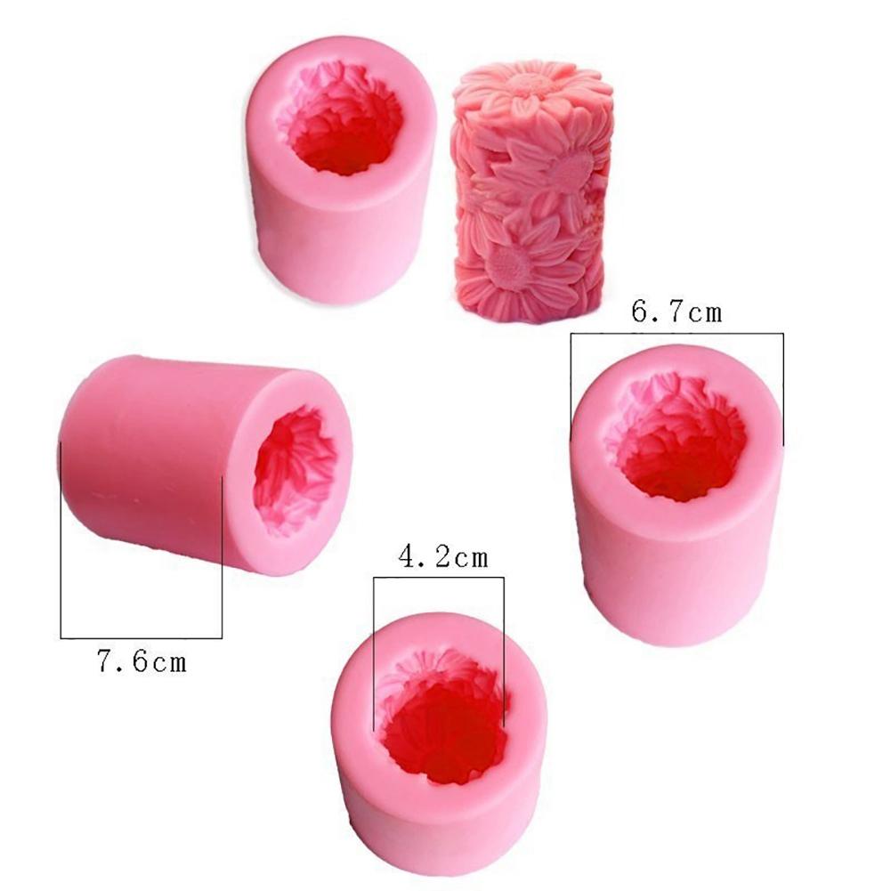 Форма для мыла «Подсолнух», форма для украшения торта из помадки, силиконовый инструмент для выпечки своими руками