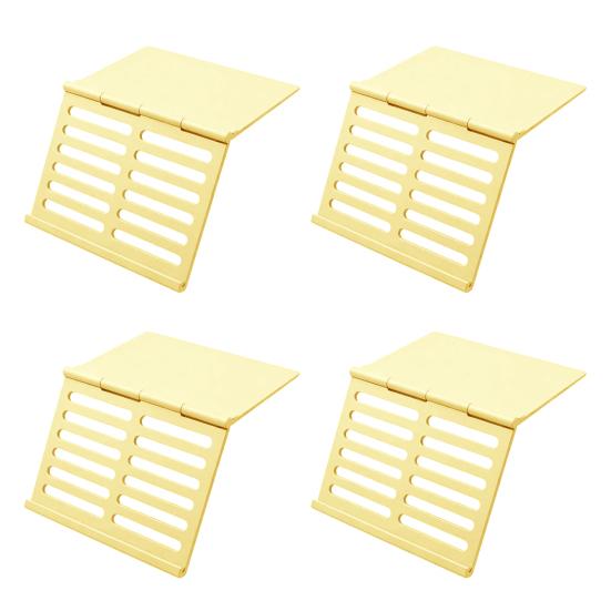 1/4Pcs Mahjong Card Holder for Table, Under-Mat Slide-in Mahjong Card Stand, Foldable Angled Viewing Display Rack, 3D Printed Table Accessory