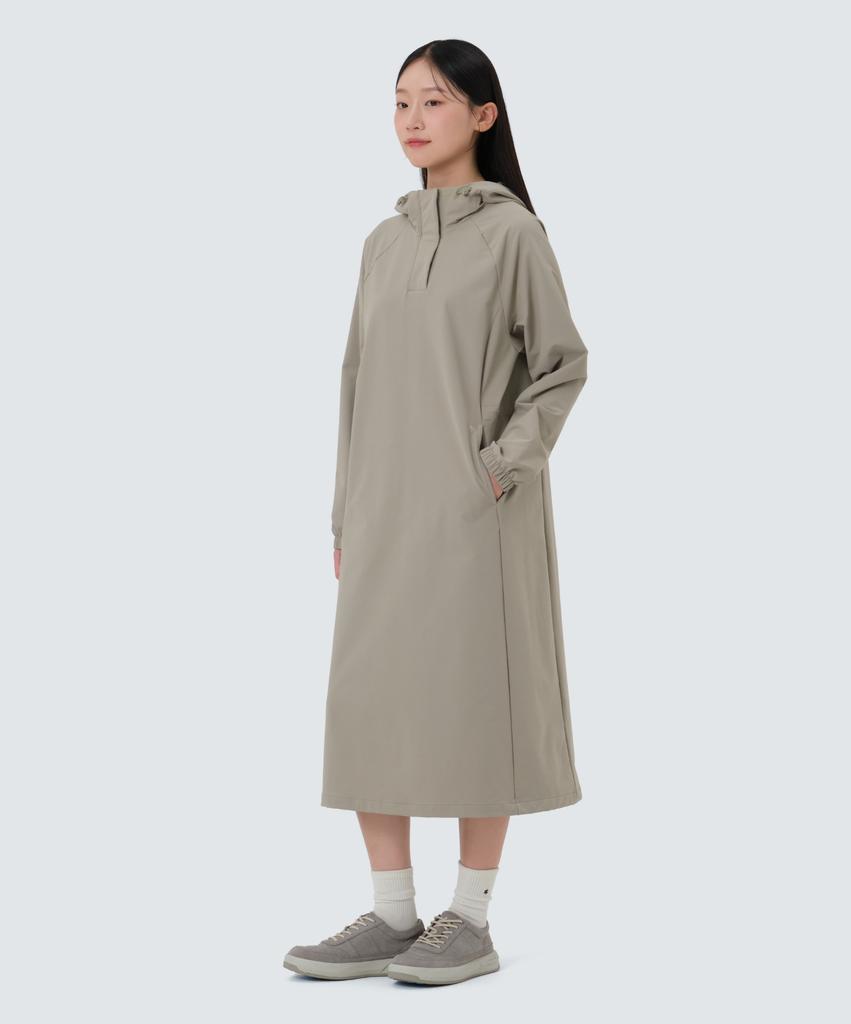 Женское платье Snow Peak Apparel Lago (S25Fwtop35) Хаки Бежевый