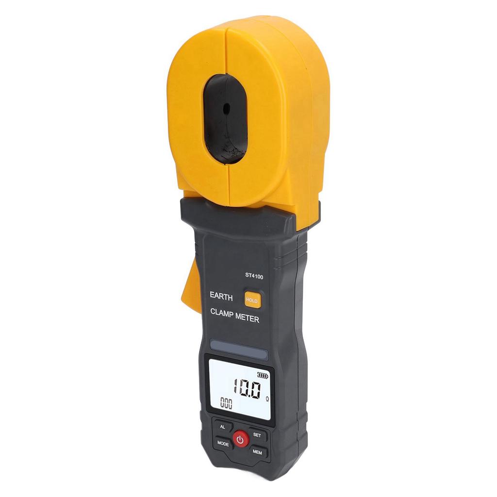 Цифровой ЖК-измеритель сопротивления заземления с токоизмерительным зажимом и автоматическим отключением питания. Тестер сопротивления заземления для