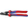 Step Cut Cable Cutter, XL Size, 3K Grip, 95mm, 12mm, 225mm