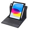 Вращающийся кожаный чехол-клавиатура Bluetooth для iPad 10.2 с отсеком для стилуса для Pro 11