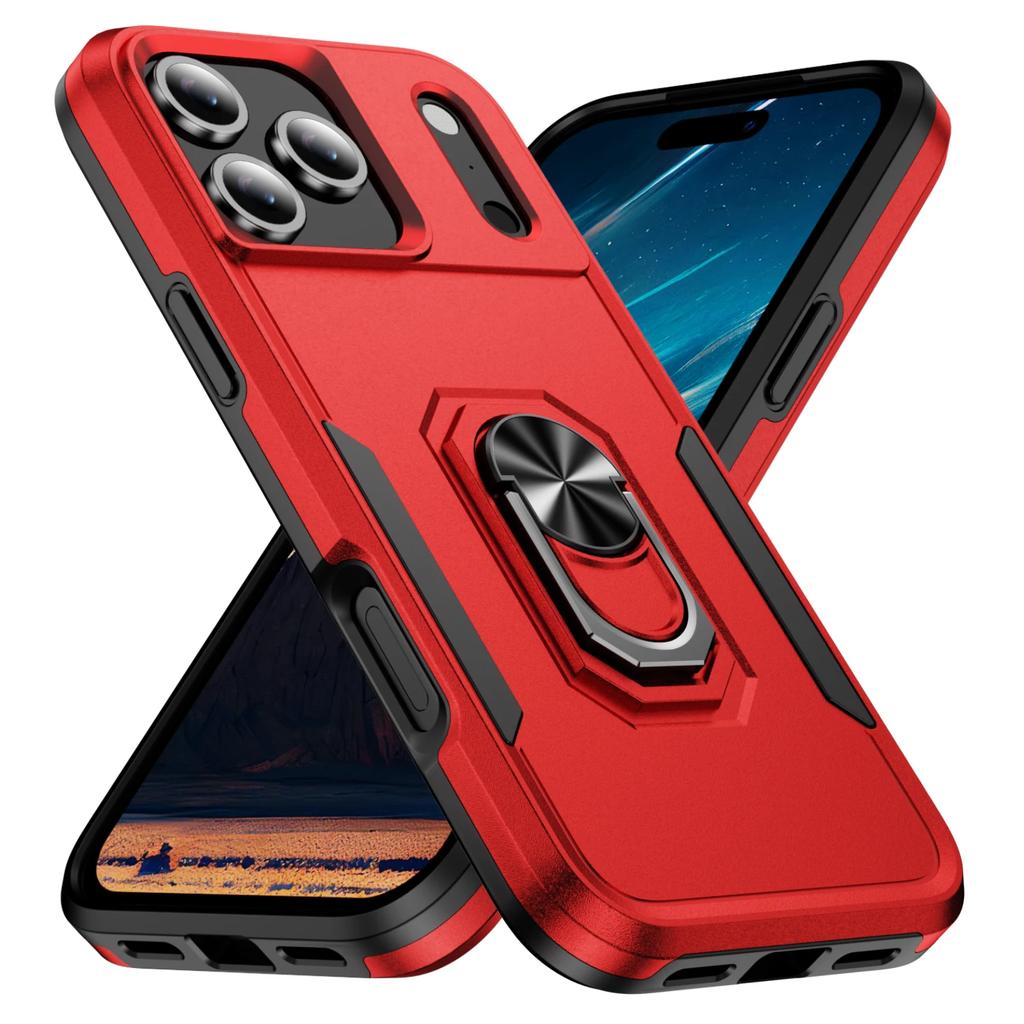 New Metal Stand Military Grade Case For For Iphone 17 Pro Max Armor Cover For For Iphone 17 Air 16 15 14 13 12 11 Pro Max Plus 16e Coque