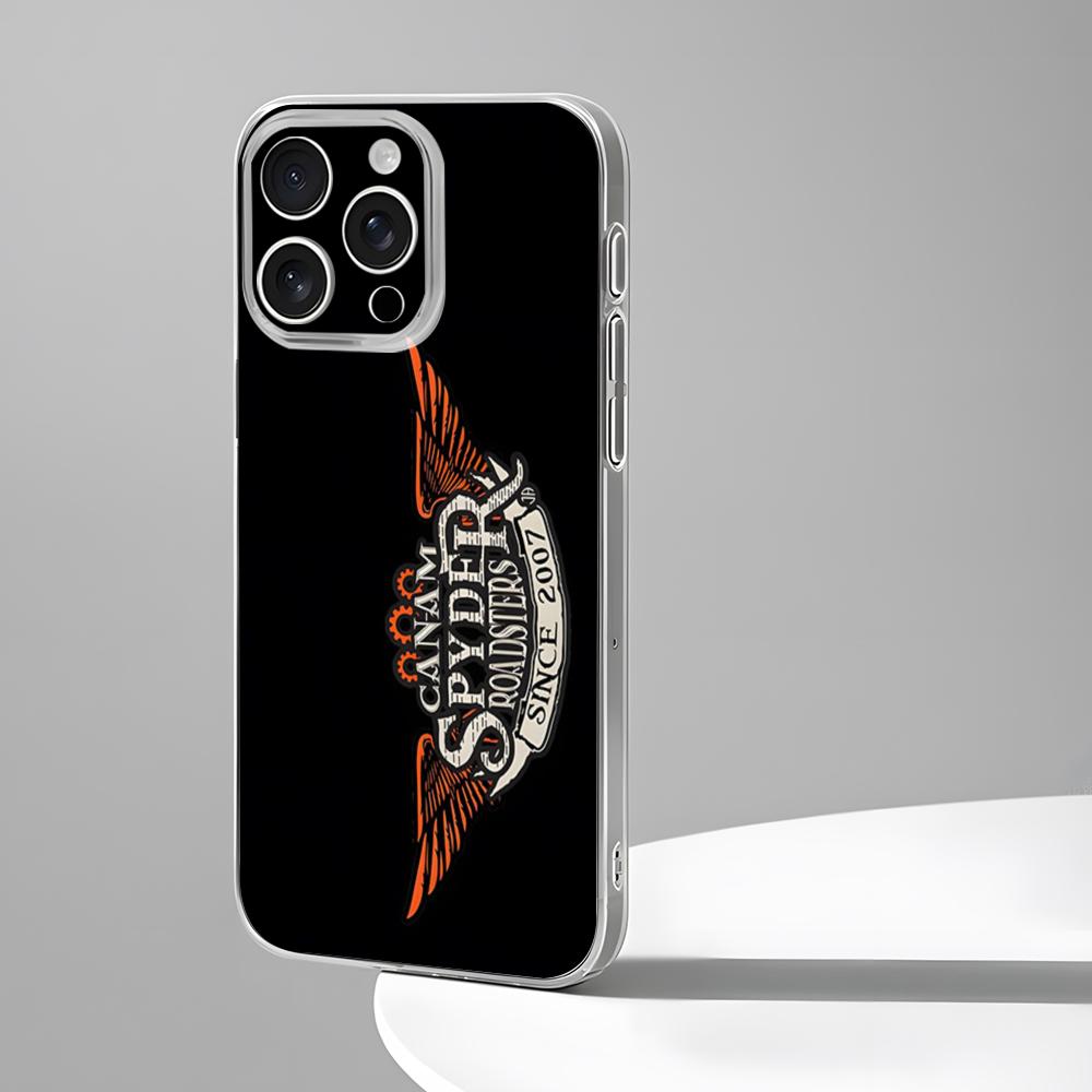 Чехол для телефона Can Am Can-am Team Новый для IPhone 16 15 14 12 13 11 Pro Max Mini X XR XS Plus Черный Силиконовый Прозрачный Чехол