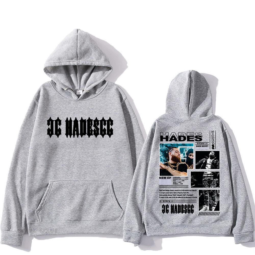 Hades 66 С капюшоном С капюшоном Панк Флис Удобная Толстовка С длинным рукавом Хип-хоп Ретро Одежда Sudaderas Готические Пуловеры