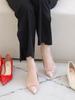 2Comm Jenny Lambskin Stiletto Ribbon Pumps_4 Colors