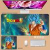 Коврик для мыши для ноутбука Анимация Dragon Ball Сон Гоку Кожаный коврик для мыши Мультяшный Вегета Булма Броли Большой коврик для клавиатуры Студенческое обучение письму Настольный коврик