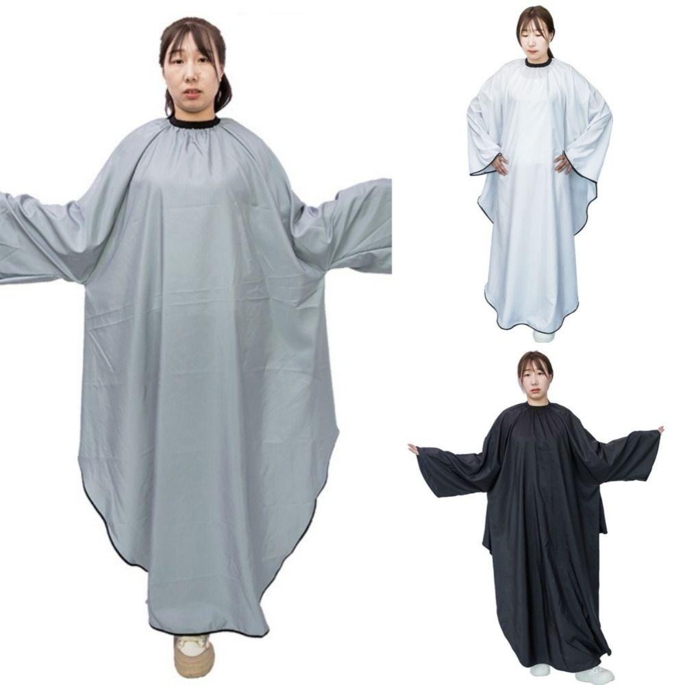 Профессиональная накидка с длинным рукавом для стрижки волос, водонепроницаемая, салонная парикмахерская ткань, парикмахерская