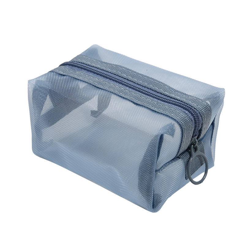 Mesh Storage Bag, Mini Portable Bag, Headphone Storage Bag, Data Cable Storage Box, Portable Lipstick Zipper Bag