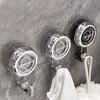 Powerful Suction Cup Hooks Traceless Heavy Duty Robe Towel Hook Keys Clothes Bag Hanger Hook Bathroom Kitchen Organizer Accessor