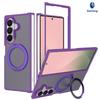 Применимо к чехлу для мобильного телефона Samsung Fold7, противоударный, с 360-градусным вращением, магнитным креплением, откидной крышкой, универсальный держатель для складного экрана Flip 8, защитная крышка