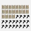 Durable Metal Bumper Fender Retainer Screws with Nuts Car Clips Body Fasteners