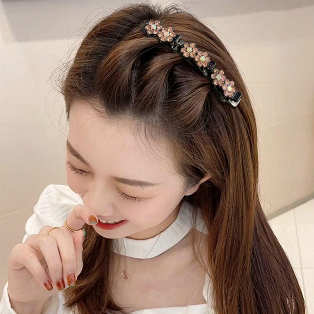 Каменные заколки для волос Заколка для волос с цветком Заколки для плетения волос Заколки для волос со стразами Заколка-невидимка Зажим-уточка