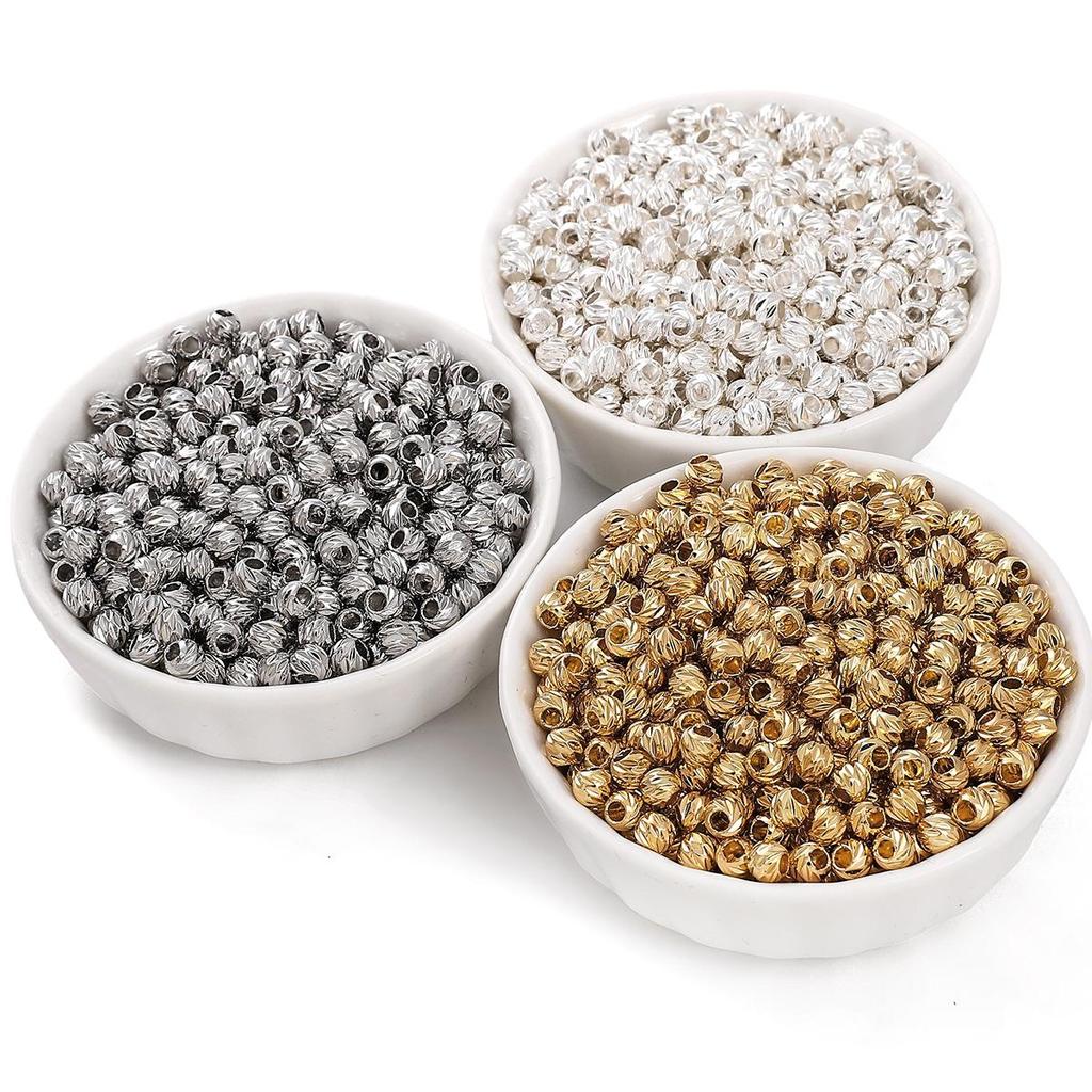 10 шт. медные круглые бусины с цветком для изготовления ювелирных изделий своими руками, аксессуары для рукоделия