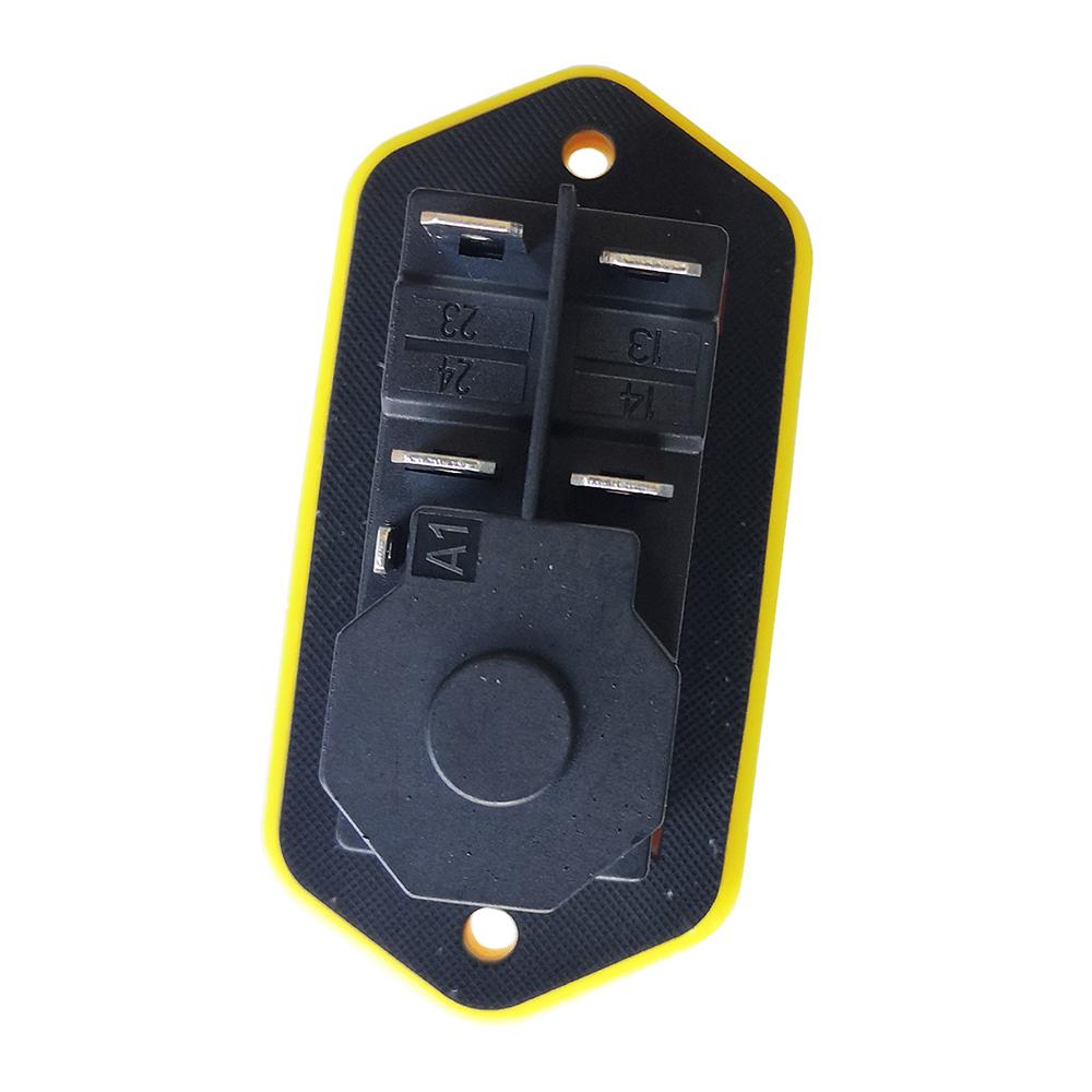 KEDU KJD17B Электромагнитные кнопочные переключатели для слайсера, мясорубки, хлопьерезки, бетономешалки и токарных станков 4 контакта, 5 контактов