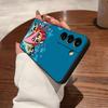 Чехол для телефона P-Powerpuffs G-Girls для Samsung S26 S25 S24 FE S23 S22 S21 Plus S20 Ultra Note20Ultra Черный Мягкий